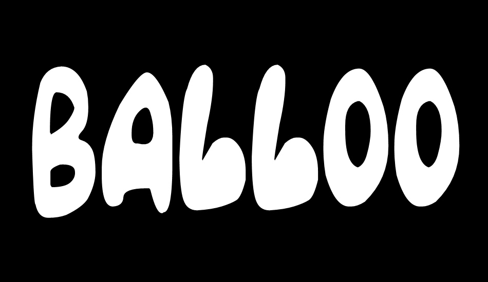 Balloonish font big