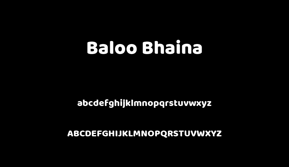 baloo-bhaina font
