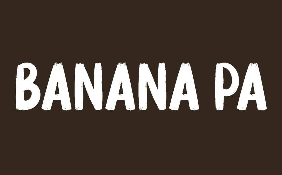 Banana Pastry font big