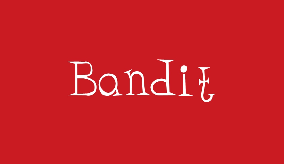 Bandit font big