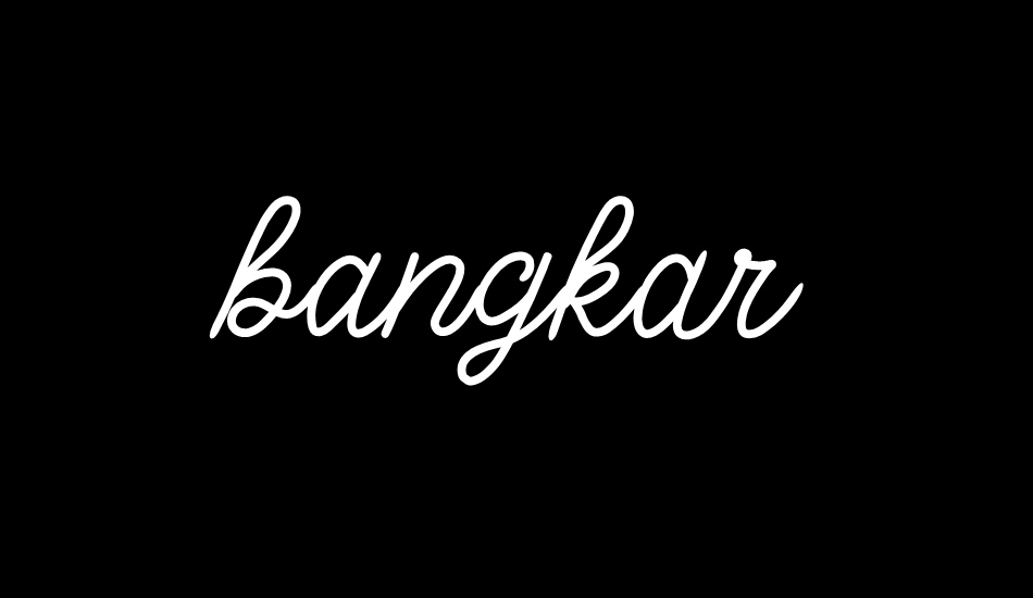 bangkar font big