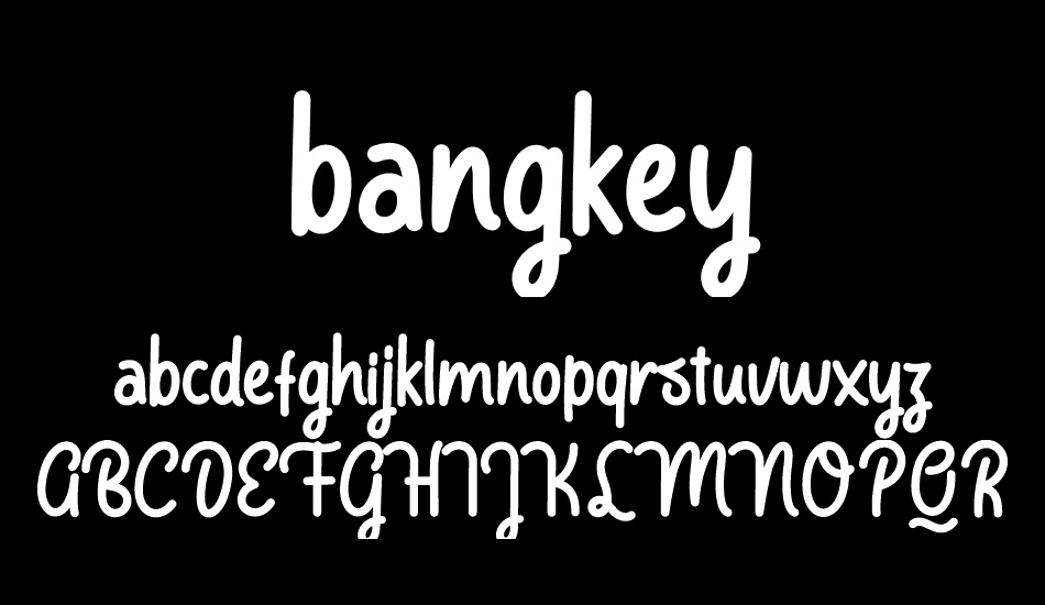 bangkey font