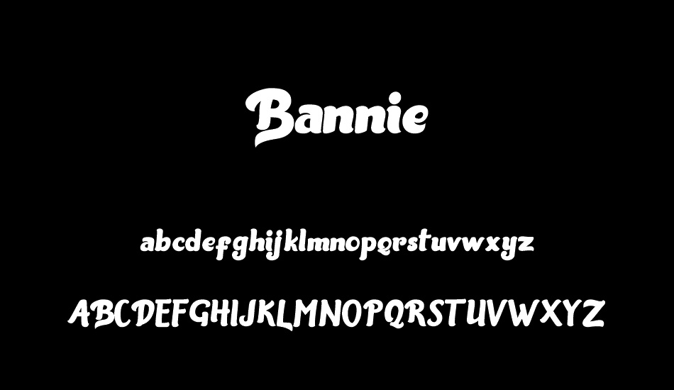 Bannie font