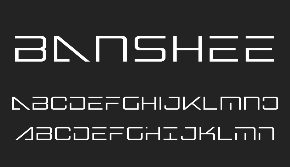 Banshee Pilot font