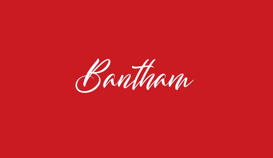 Bantham font big