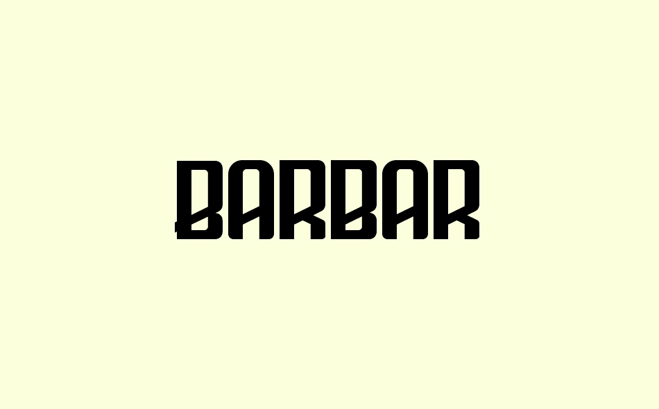 Barbar font big