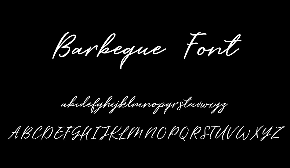 Barbeque Free Font font