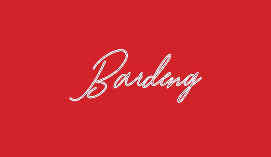 Bardeng font big