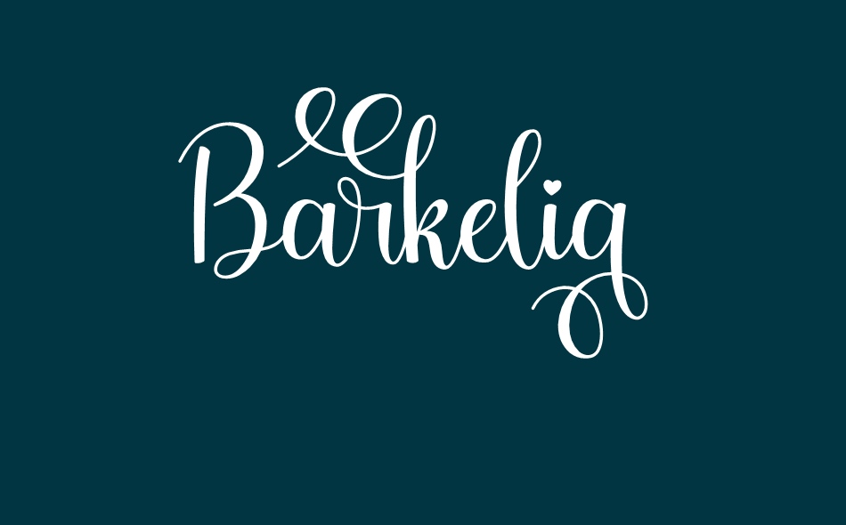 Barkelia font big