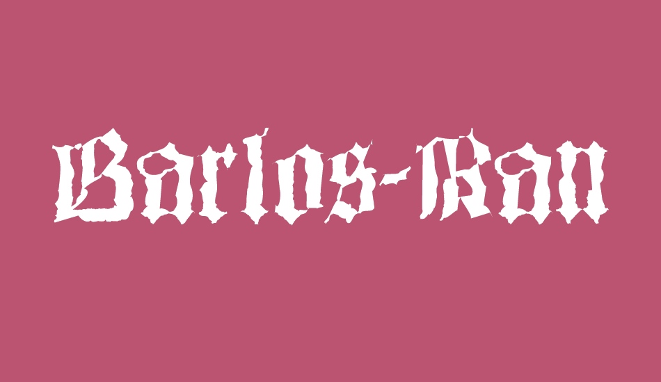 Barlos-Random font big
