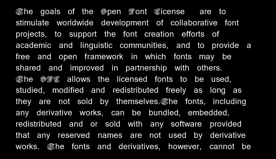 Barock font 1