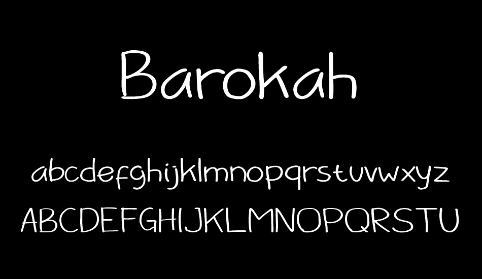 Barokah font