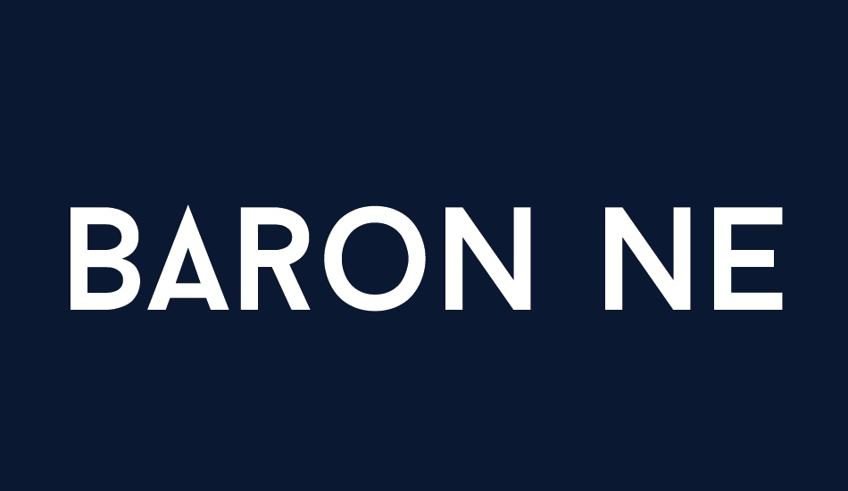 Baron Neue font big