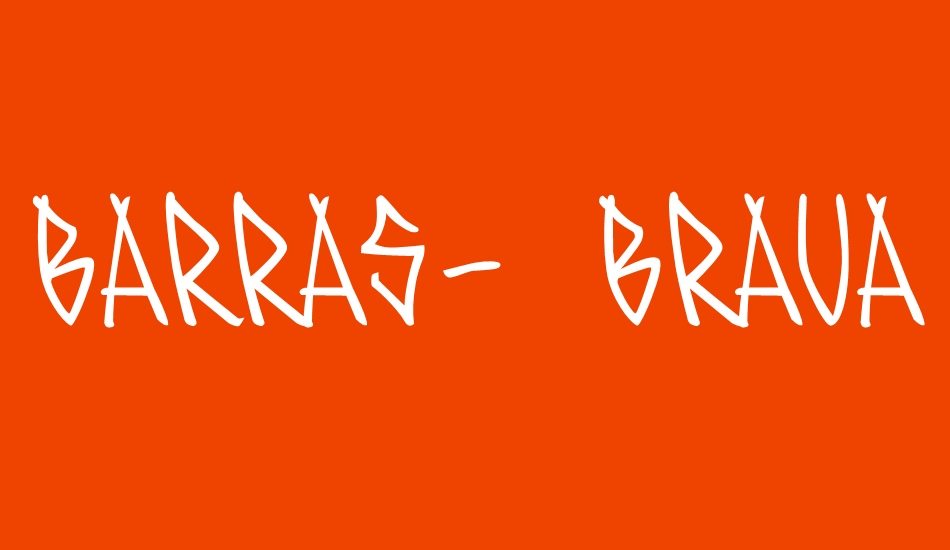 BARRAS- BRAVAS font big