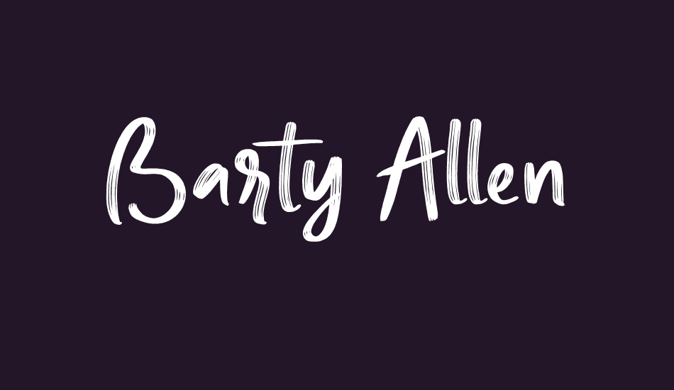 barty-allen font big