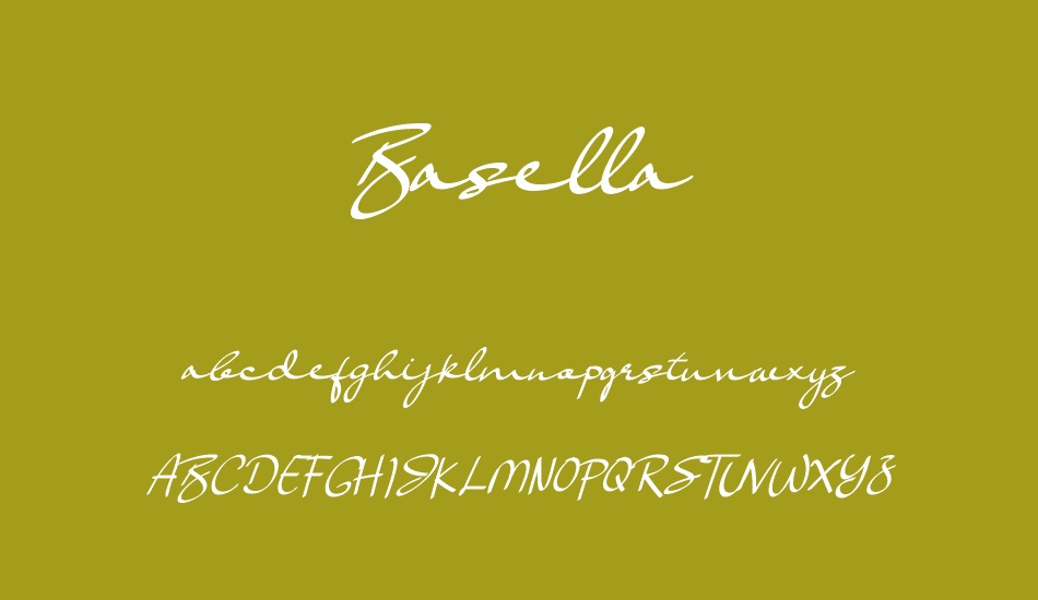 Basella font