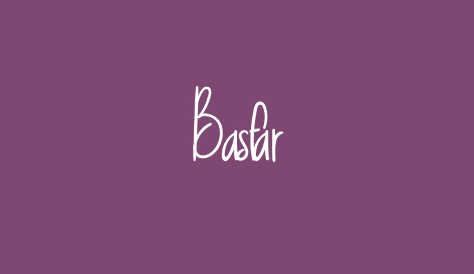 Basfar font big