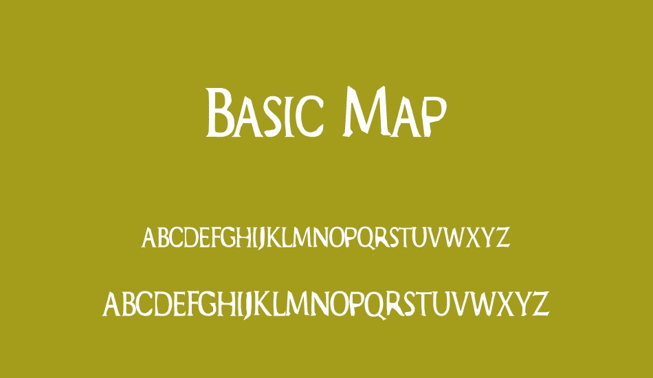 Basic Map font