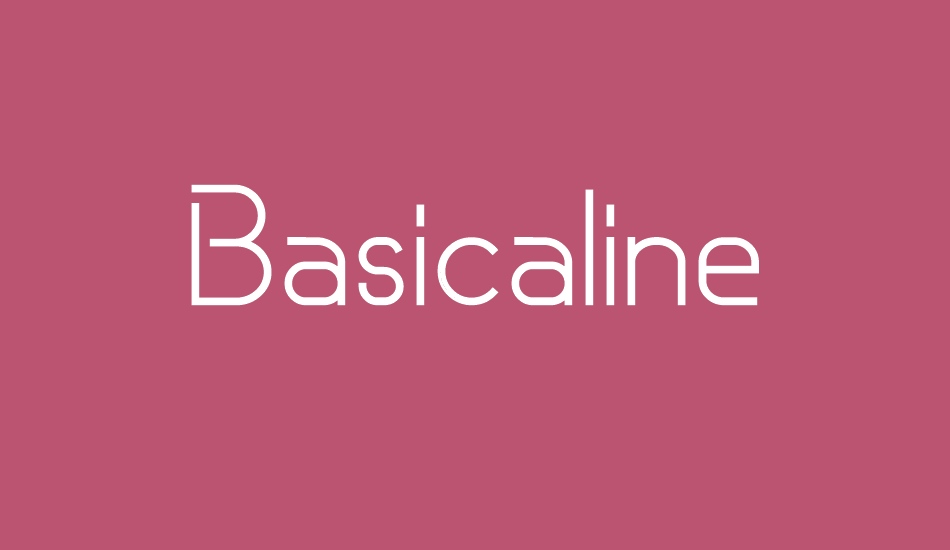 Basicaline font big