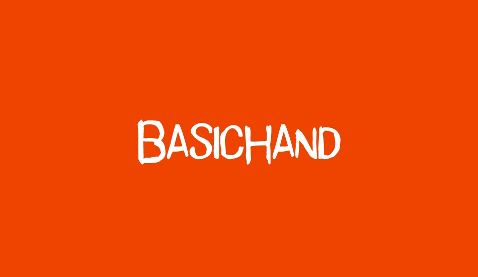 BasicHand font big