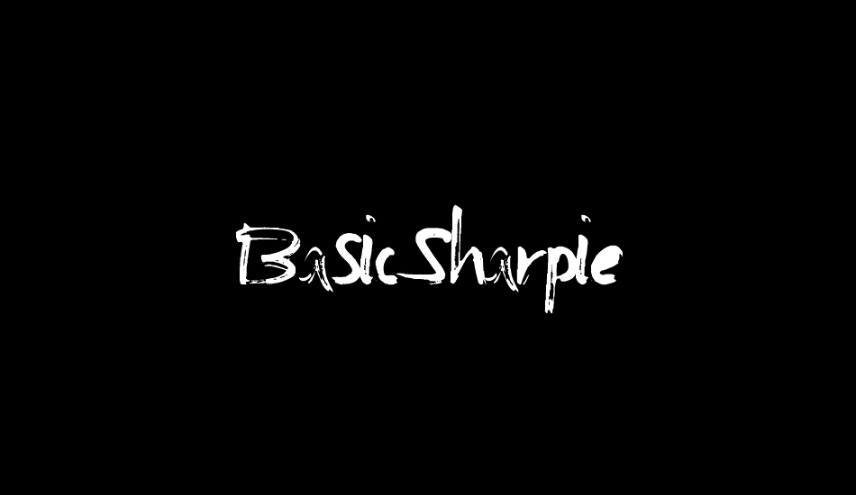 BasicSharpie font big