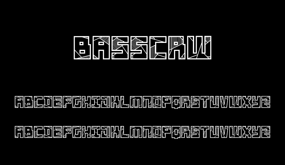 Basscrw font