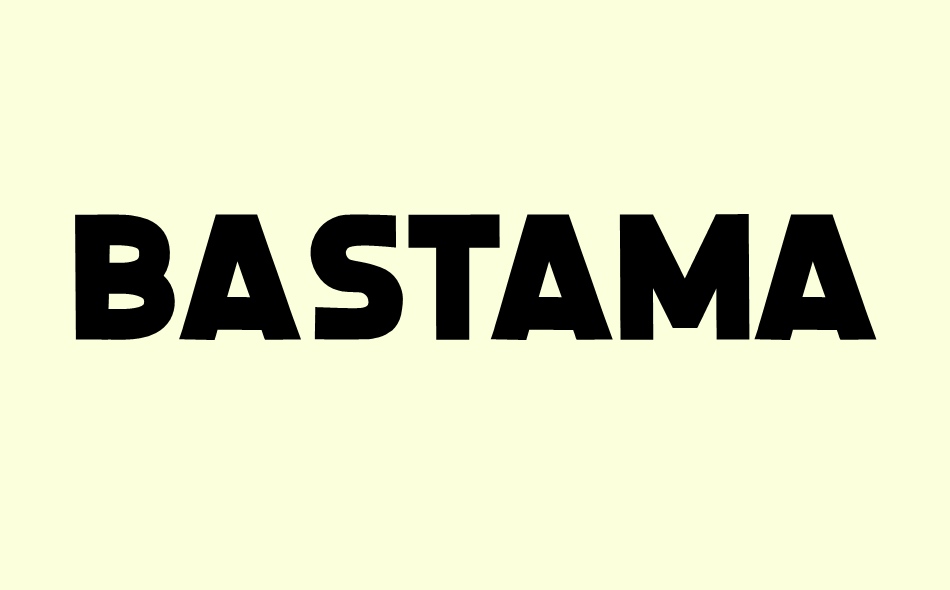 Bastaman font big