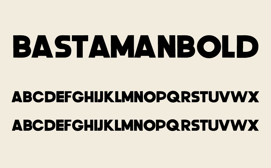 Bastaman font