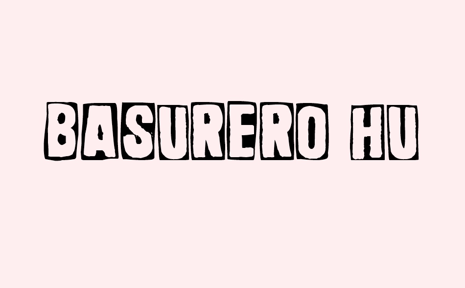 Basurero Humano font big