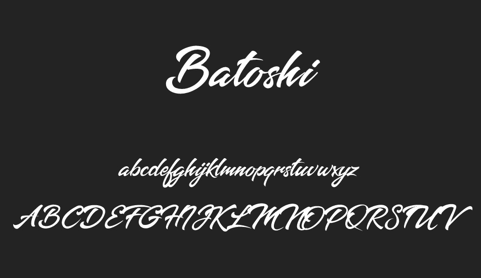 Batoshi font