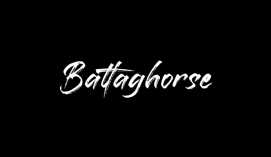 battaghorse font big