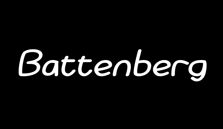 Battenberg and Custard font big