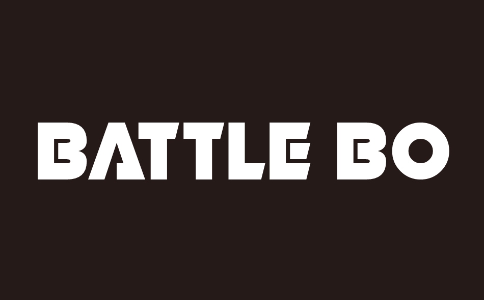 Battle Bots font big