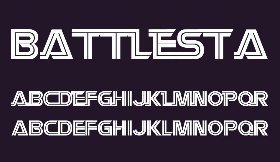Battlestar font