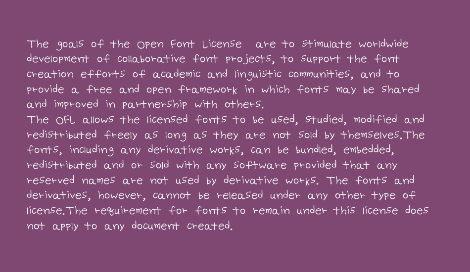 Batty Girl font 1