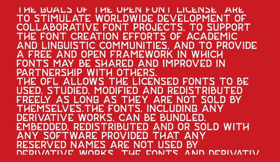 BAZERD font 1