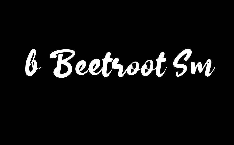 b Beetroot Smoothies font big