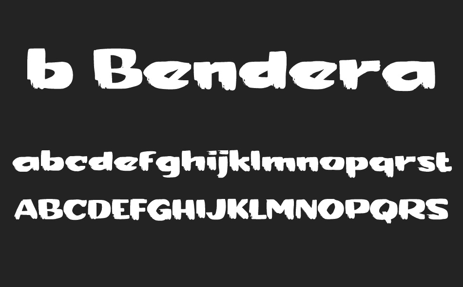 b Bendera Putih font