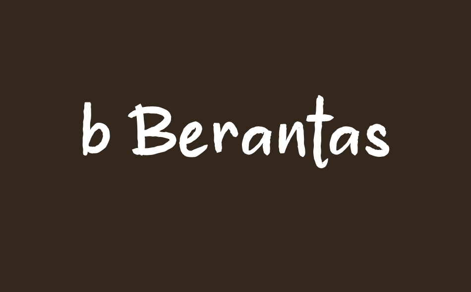 B Berantas font big
