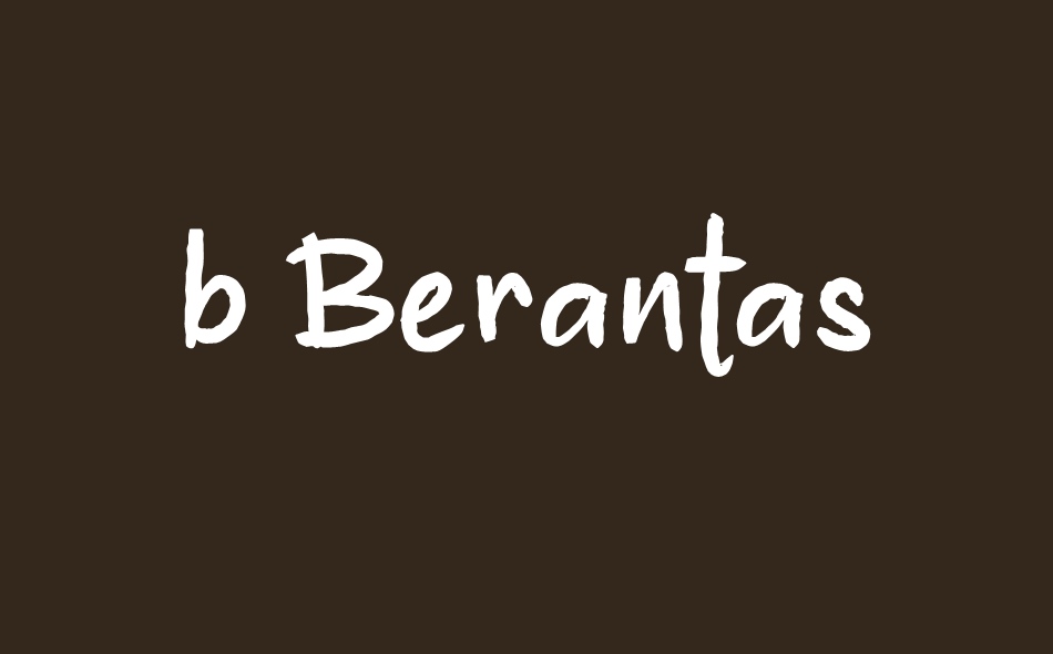 B Berantas font big