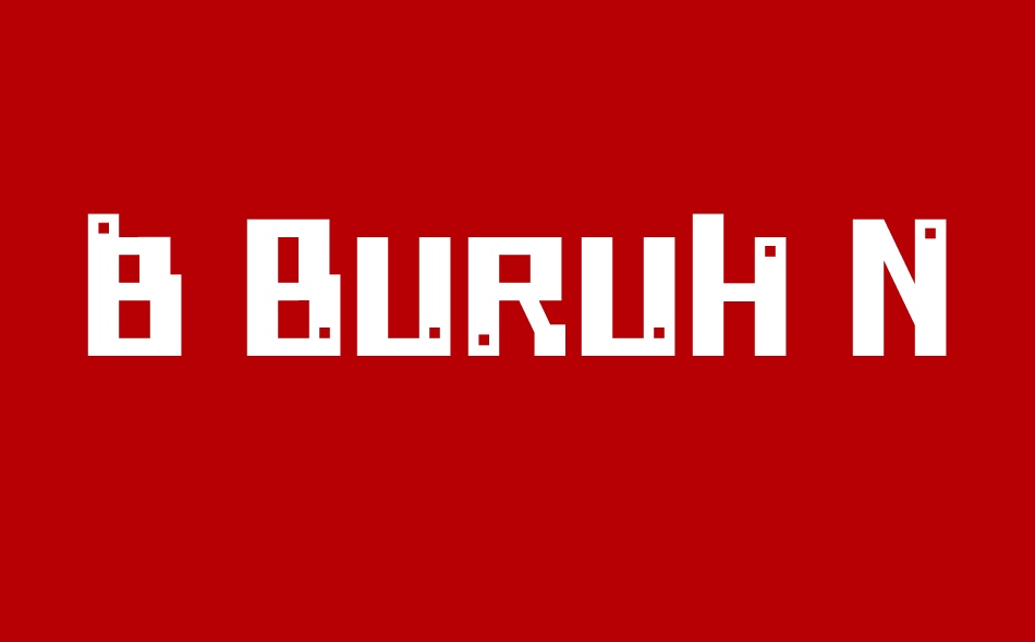 b Buruh Ngepath font big