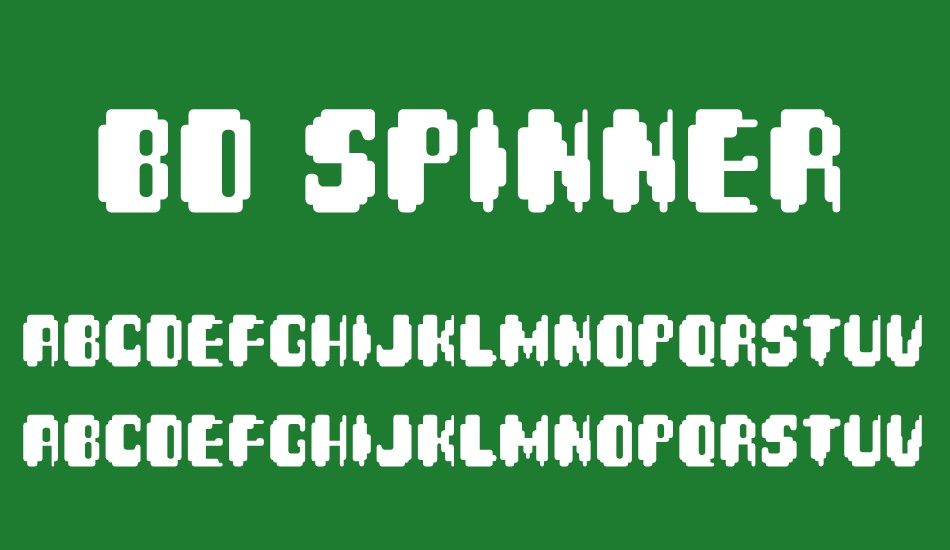 BD Spinner font