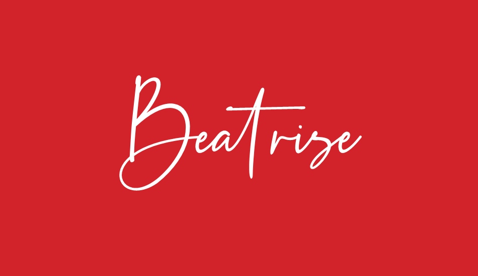 Beatrise font big