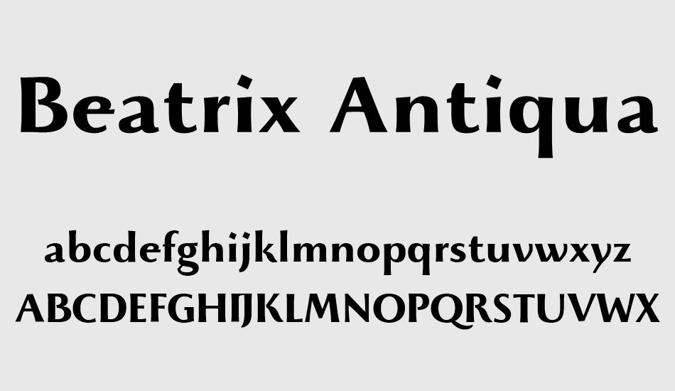 beatrix-antiqua-bold font