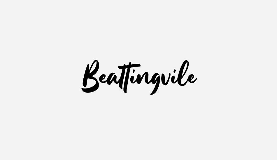 beattingvile font big