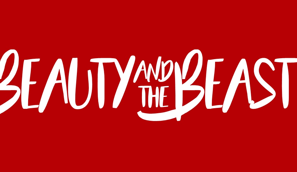 beauty-and-the-beast font big