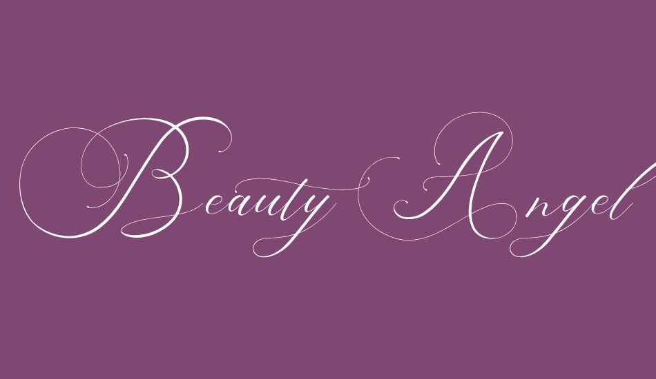 Beauty Angelique font big