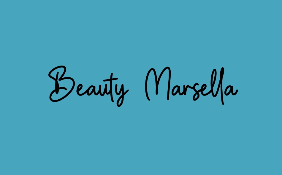 Beauty Marsella font big