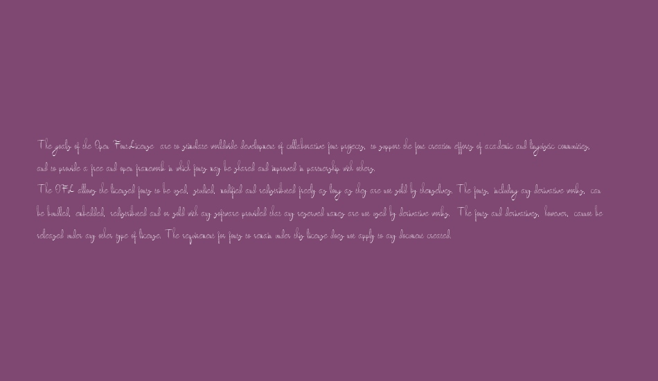 beautyforest font 1