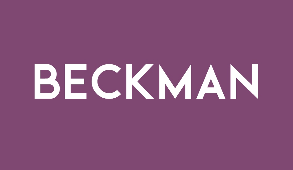beckman-free font big
